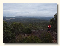 A mountain top vista